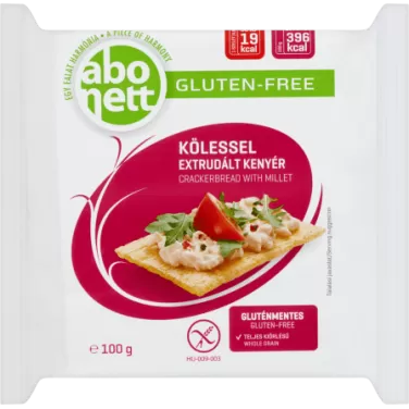 Extrudált kenyér köleses gluténmentes 100 g