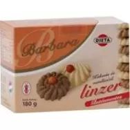 gluténmentes kakaós és vanília ízű linzer 150 g