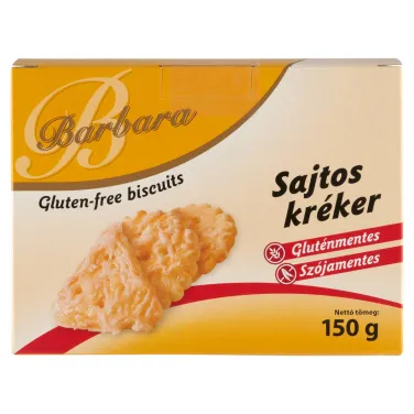 Gluténmentes kréker sajtos 150 g
