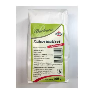 Gluténmentes kukoricaliszt 500 g