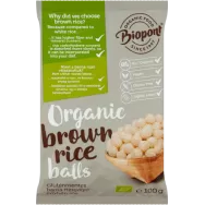 bio extrudált barna rizsgolyó enyhén sós 100 g