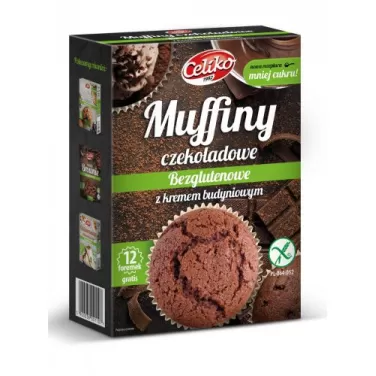 muffin lisztkeverék étcsokoládé darabokkal és pudinggal 310 g