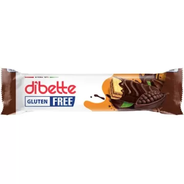 kakaós ét mártott, kakaós krémmel töltött ostya fruktózzal gluténmentes 26 g