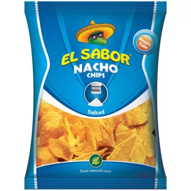 El sabor big nacho chips gluténmentes sós 225 g