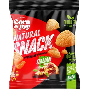 Gluténmentes corn&joy kukorica snack pizza íz 40g