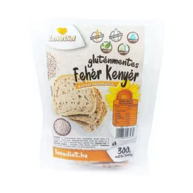 Gluténmentes love diet fehér kenyér 300g