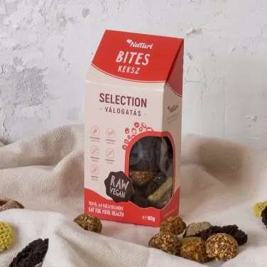 Gluténmentes naturi bites válogatás keksz 100g