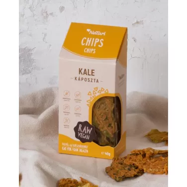 Gluténmentes naturi chips káposzta 40g