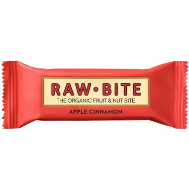 Gluténmentes rawbite organic alma-fahéj bar 50g