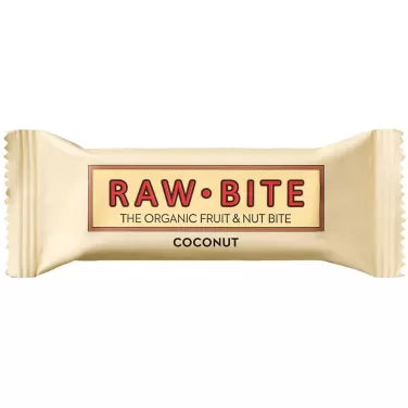 Gluténmentes rawbite organic kókusz bar 50g