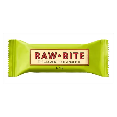 Gluténmentes rawbite organic lime bar 50g