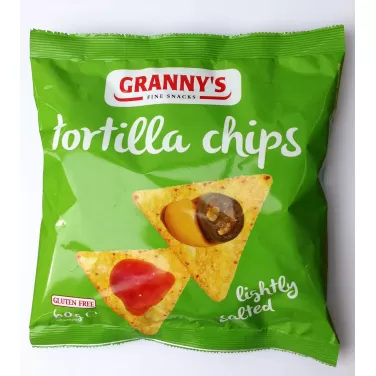 Enyhén sós tortilla chips gluténmentes 60 g