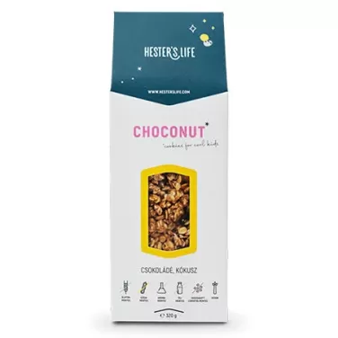 choconut cookies csokoládés kókuszos gabonapehely 320 g