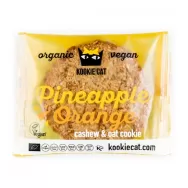 Cat bio vegán gluténmentes kesudiós zabkeksz, ananász-narancs 50 g