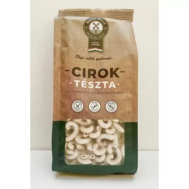 gluténmentes cirok száraztészta szarvacska 250 g