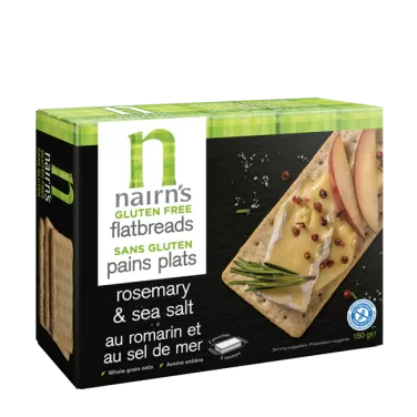 Gluténmentes teljeskiőrlésű 75% rostban gazdag zab lapkenyér rozmaring&tengeri só 150 g