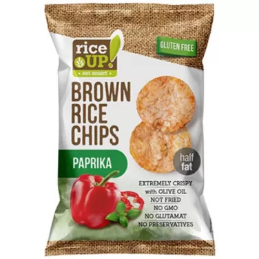 barna rizs chips paprikás 60 g