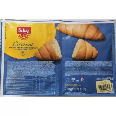 Gluténmentes croissant 220 g