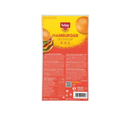 Gluténmentes hamburger zsemle 4db 300 g
