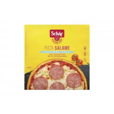Gluténmentes szalámis pizza (m) 330 g