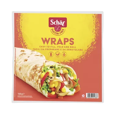Gluténmentes wraps tortilla lap 160 g