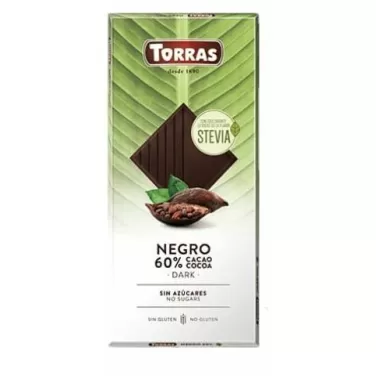 Gluténmentes étcsokoládé steviával 100 g